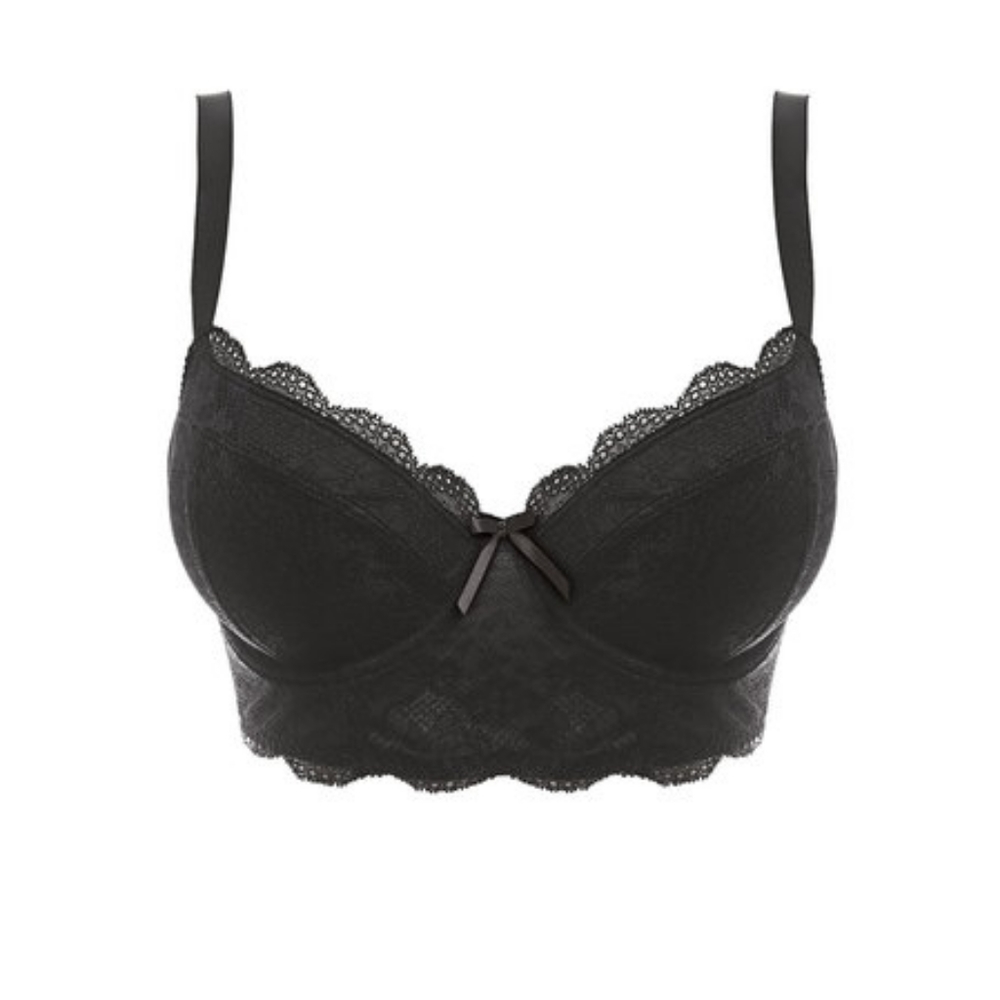 Freya Fancies Longline Underwire Bra Black 30G AA1014BLK